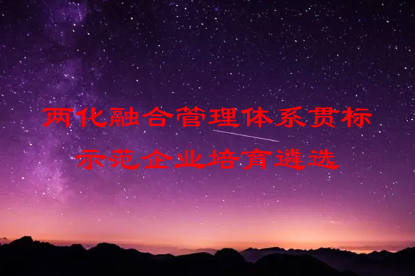 江蘇省兩化融合管理體系貫標(biāo)示范企業(yè)培育遴選工作開始了