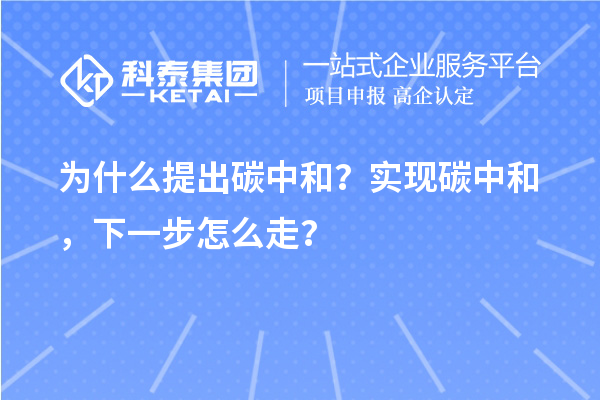 為什么提出碳中和？實(shí)現(xiàn)碳中和，下一步怎么走？