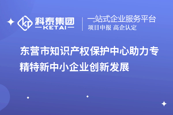 東營市知識產(chǎn)權(quán)保護(hù)中心助力專精特新中小企業(yè)創(chuàng)新發(fā)展