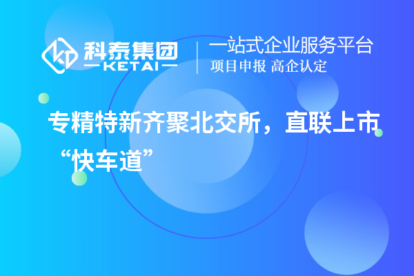 專精特新齊聚北交所，直聯(lián)上市“快車道”