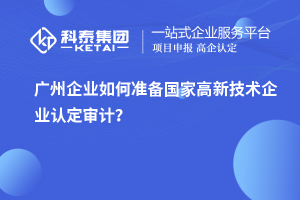 廣州企業(yè)如何準備國家高新技術企業(yè)認定審計？