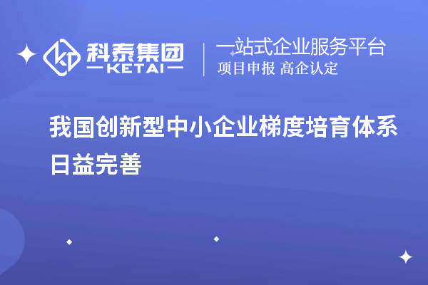 我國創(chuàng  )新型中小企業(yè)梯度培育體系日益完善