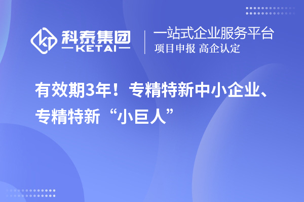 有效期3年！<a href=http://m.qiyeqqexmail.cn/fuwu/zhuanjingtexin.html target=_blank class=infotextkey>專(zhuān)精特新中小企業(yè)</a>、專(zhuān)精特新“小巨人”