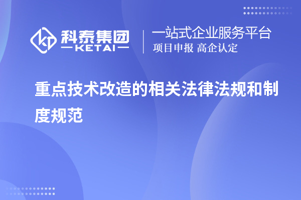 重點(diǎn)技術(shù)改造所涉及的法律法規和制度規范：解析與應用指南		 		