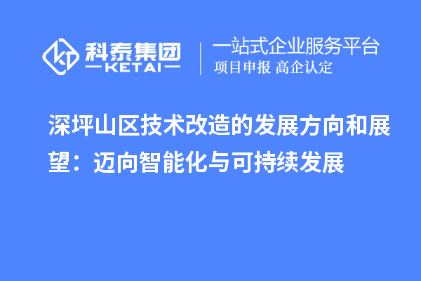 深坪山區技術(shù)改造的發(fā)展方向和展望：邁向智能化與可持續發(fā)展