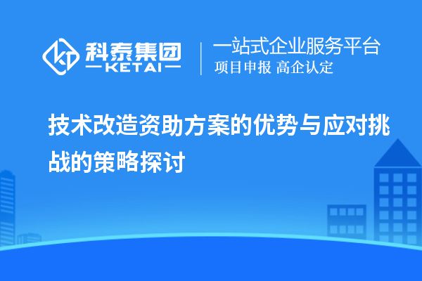 技術(shù)改造資助方案的優(yōu)勢與應對挑戰的策略探討