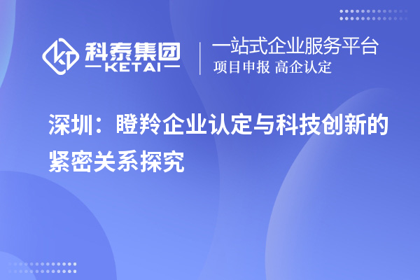 深圳：瞪羚企業(yè)認定與科技創(chuàng)新的緊密關(guān)系探究