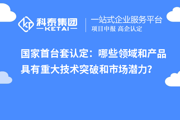 國(guó)家首臺(tái)套認(rèn)定：哪些領(lǐng)域和產(chǎn)品具有重大技術(shù)突破和市場(chǎng)潛力？