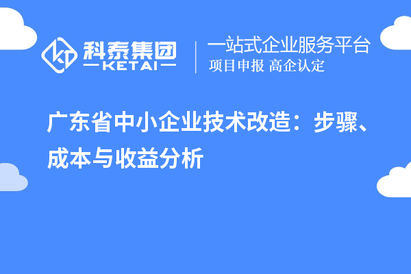 廣東省中小企業(yè)技術(shù)改造：步驟、成本與收益分析