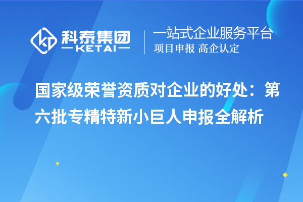 國家級(jí)榮譽(yù)資質(zhì)對(duì)企業(yè)的好處：第六批<a href=http://m.qiyeqqexmail.cn/fuwu/zhuanjingtexin.html target=_blank class=infotextkey>專精特新小巨人申報(bào)</a>全解析