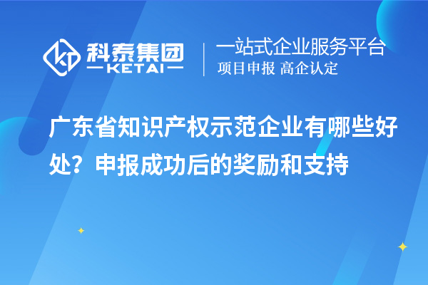 廣東省知識產(chǎn)權(quán)示范企業(yè)有哪些好處？申報成功后的獎勵和支持