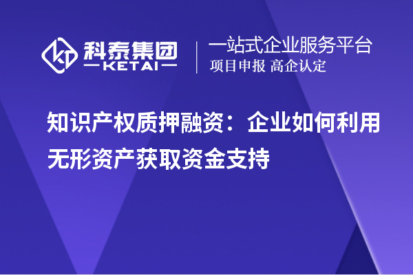 知識產(chǎn)權質(zhì)押融資：企業(yè)如何利用無(wú)形資產(chǎn)獲取資金支持