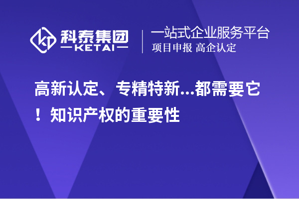 高新認定、專精特新...都需要它！知識產(chǎn)權的重要性
