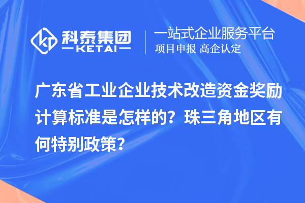 廣東省工業(yè)企業(yè)技術(shù)改造資金獎(jiǎng)勵(lì)計(jì)算標(biāo)準(zhǔn)是怎樣的？珠三角地區(qū)有何特別政策？