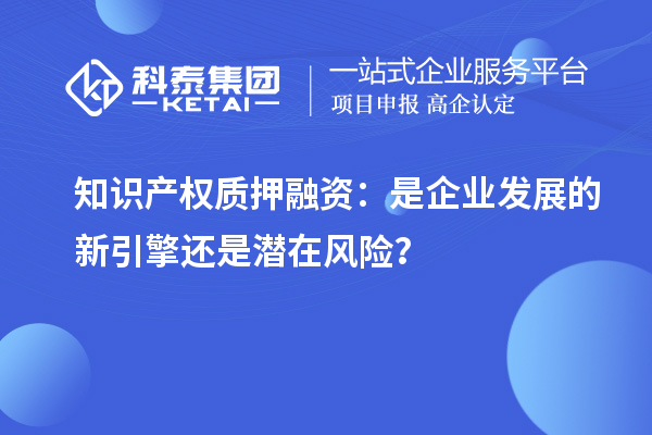 知識(shí)產(chǎn)權(quán)質(zhì)押融資：是企業(yè)發(fā)展的新引擎還是潛在風(fēng)險(xiǎn)？