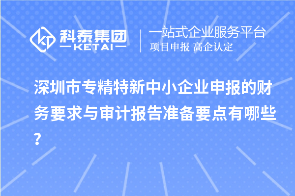 <a href=http://m.qiyeqqexmail.cn/shenzhen/ target=_blank class=infotextkey>深圳市專精特新</a>中小企業(yè)申報的財務(wù)要求與審計報告準(zhǔn)備要點有哪些？